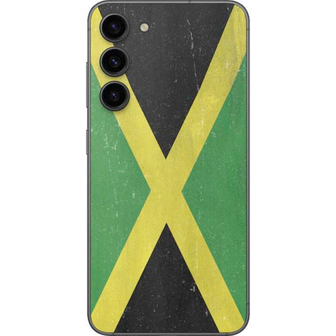 Jamaica Flag Distressed Galaxy S23 Plus Skin
